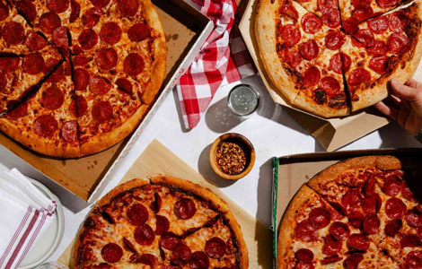 Tasty Pizzas at Di Vito’s takeaway in Linlithgow.